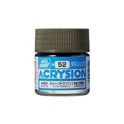 N52 水性カラー アクリジョン オリーブドラブ（1） [模型用塗料]