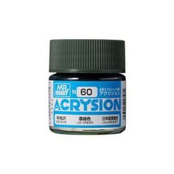 N60 水性カラー アクリジョン 濃緑色 [模型用塗料]