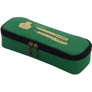 ペンケース BOOK LOVERS 大容量 シンプル グリーン A295GR