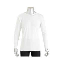 メンズ ベーシック長袖シャツ M 白 9303