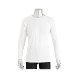 メンズ ベーシック長袖シャツ LL 白 9303