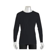 メンズ ベーシック長袖シャツ L 黒 9303