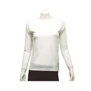 レディース ベーシック長袖シャツ 3L 白 9010-L