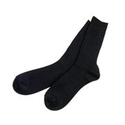 メンズレギュラーソックス 黒 24~27cm 3点 72001