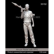 Man35152 1/35 ミニチュア 現用 RPGを持ったアフリカの民兵 1体入 [組立式プラスチックモデル]