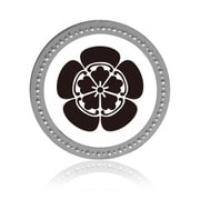 KAM-SV-001 [織田信長 木瓜 シルバー 家紋マーカー]