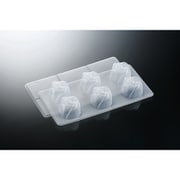 CSゼリー型6P 薔薇[台座付]（CS-02） 081043