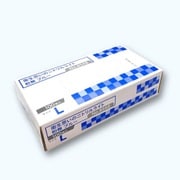 379236 [オカモト 854B-L 衛生思いのニトリルライト手袋 ブルー粉無 100入]