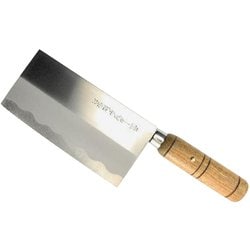 関鍔蔵作 丸木柄中華包丁 7インチ 438060