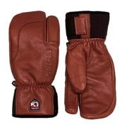 スリーフィンガー フル レザー ショート 3-Finger Full Leather Short 33872 Brown サイズ4 [スキー スノーボード グローブ]