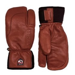 スリーフィンガー フル レザー ショート 3-Finger Full Leather Short 33872 Brown サイズ6 [スキー スノーボード グローブ]