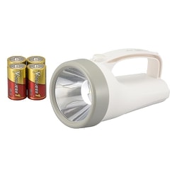 LED強力ライト 350ルーメン 単1形乾電池×4本付属 LPP-1435B7