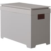 ゴミ箱 20L シンプルダストボックス ワイドオープン グレー