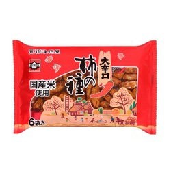 大辛口柿の種 6パック 126g
