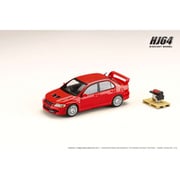 HJ641054R 1/64 三菱ランサー GSR EVOLUTION 7 エンジンディスプレイモデル付き パルマレッド [ダイキャストミニカー]