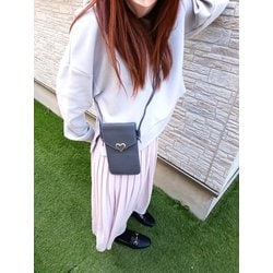 SP-TDMPOCA-DG [汎用スマホショルダー PRIME TEDDY Heart Cross Pouch DG]
