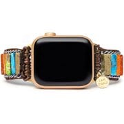 CD25121AW [Apple Watch 49/38mm用 バンド Lサイズ チャクラ エナジー]
