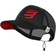 レーシングトラッカーCap CU00004B BLACK/RED [スポーツウェア アクセサリ キャップ]