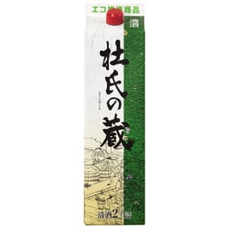 佳撰 杜氏の蔵パック 13度 2000ml [日本酒]