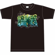 ジョジョの奇妙な冒険 ストーンオーシャン 描き下ろし Tシャツ ブラック 【SP】 Lサイズ [キャラクターグッズ]