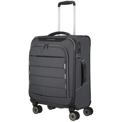 スーツケース Skaii 旅行日数目安：2～3泊 36L TSAロック搭載 機内持ち込み可 ソフトタイプ PC収納 双輪キャスター チャコールグレー 592247-04