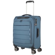 スーツケース Skaii 旅行日数目安:2~3泊 36L TSAロック搭載 機内持ち込み可 ソフトタイプ PC収納 双輪キャスター パノラマブルー 592247-25