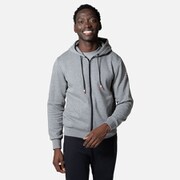 LOGOSWEAT FULL ZIP HOODED RLKMS07L FT heather grey 280 Mサイズ [アウトドア パーカー メンズ]