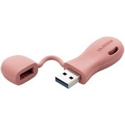 USBメモリ 32GB USB3.2(Gen1) 子供向け シリコンボディ レッド MF-JRU3032GRD