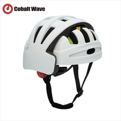 CobaltWave（コバルトウェーブ） CE認証 自転車用折り畳みヘルメット サイズ55-59cm（大人用） ホワイト FT-888A-WH