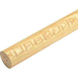 WAKI ぬくもり32丸棒WD 32W-51 1000mm タモクリア 32W-51