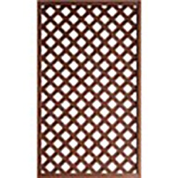 人工木ラティス1590 ダークブラウン 4枚セット 単品：幅900mm×高さ1500mm×奥行35mm 重量：28kg aks00217