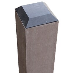 人工木60角ポスト2100 ダークブラウン 幅60mm×厚み60mm×高さ2100mm 重量：8kg 入り数1 aks46690