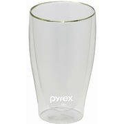 CP-8544 [PYREX パイレックス グラス タンブラー 410ml ダブルウォール 耐熱ガラス 真空 断熱 保冷]