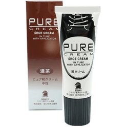 ピュア靴クリームチューブ 濃茶