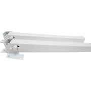 WAKI スリム角型脚 白 AK-044 300 2本入り AK-044