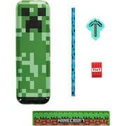 マインクラフト 文房具セット（クリーパー缶ペンケース付き） [キャラクターグッズ]