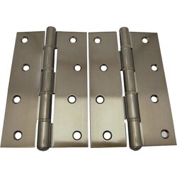 WAKI ステン厚口丁番 BH-354 127mm アンバー 2個入り BH-354