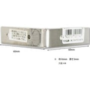BK-114 [WAKI ステン バレット隅金 BK-114 60]