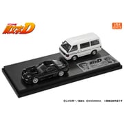 MD64213 1/64 頭文字D セット Vol.13 岩瀬恭子RX-7 FD3S&プロジェクトDサポートカー ニッサン バネット バン [ダイキャストミニカー]