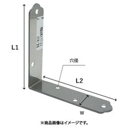 WAKI ステンレス金折隅金 BK-814 180mm BK-814
