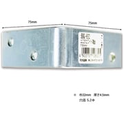 BK-832 [WAKI ユニクロワイド隅金 BK-832 75mm]