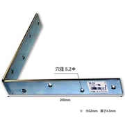 BK-836 [WAKI ユニクロワイド隅金 BK-836 200mm]