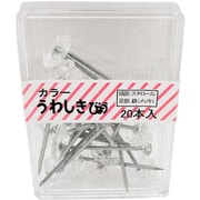 BS-401 [WAKI カラー上敷鋲 BS-401 クリヤー 20本入り]