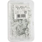 BS-421 [WAKI カラー上敷鋲 BS-421 クリヤー 50本入り]
