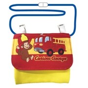 K6470C おさるのジョージ ポケットポーチ 消防車 [キャラクターグッズ]