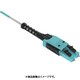 FZ2RLU1U1NNM001 [パンドウイット OptiーCore TM上 LC Uniboot ファイバーパッチコード 超低損失タイプ OM4 両端PC研磨 難燃性:LSZH アクア 1m]