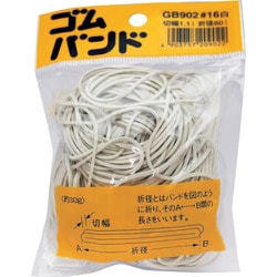 GB-902 [WAKI ゴムバンド#16 GB-902 30G 1.1×60シロ]