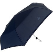 折りたたみ傘 晴雨兼用 LOGOS 60cm 手開き式 強力撥水 グラスファイバー骨使用 UVカット率90％以上 ネイビー 684253
