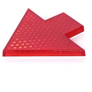 HA-100F-RED [WAKI リフレクター 矢印型 HA-100F レッド]