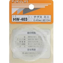 HW-403 [WAKI テグス ミニ HW-403 0.45×ヤク10m]